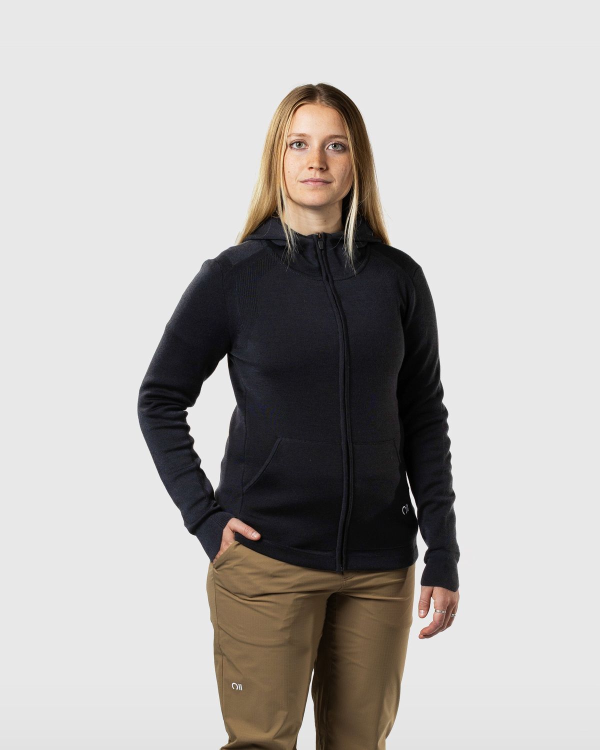Eco Merino T180, Knit Zip Hoodie Women