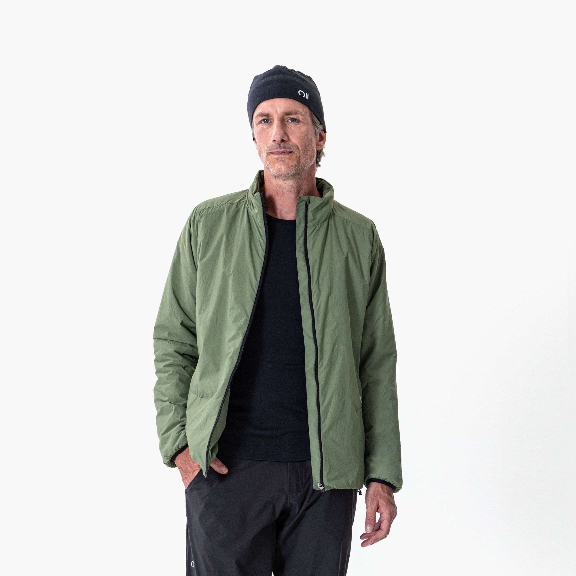 Insulation 90, Jacket Collar Men Olive