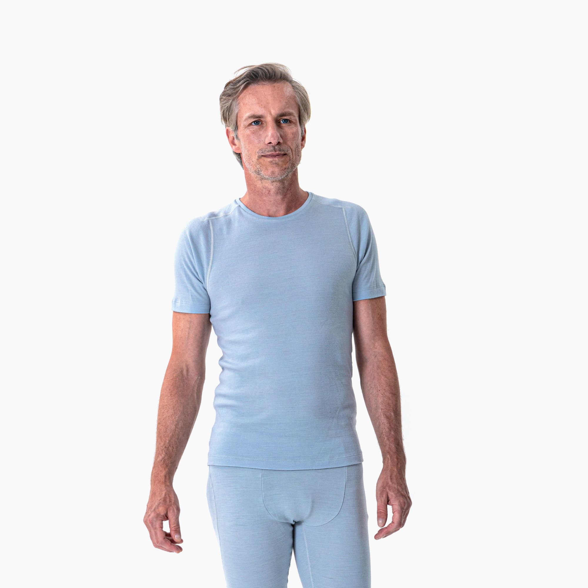 Eco Merino 200, T-Shirt Men Sky