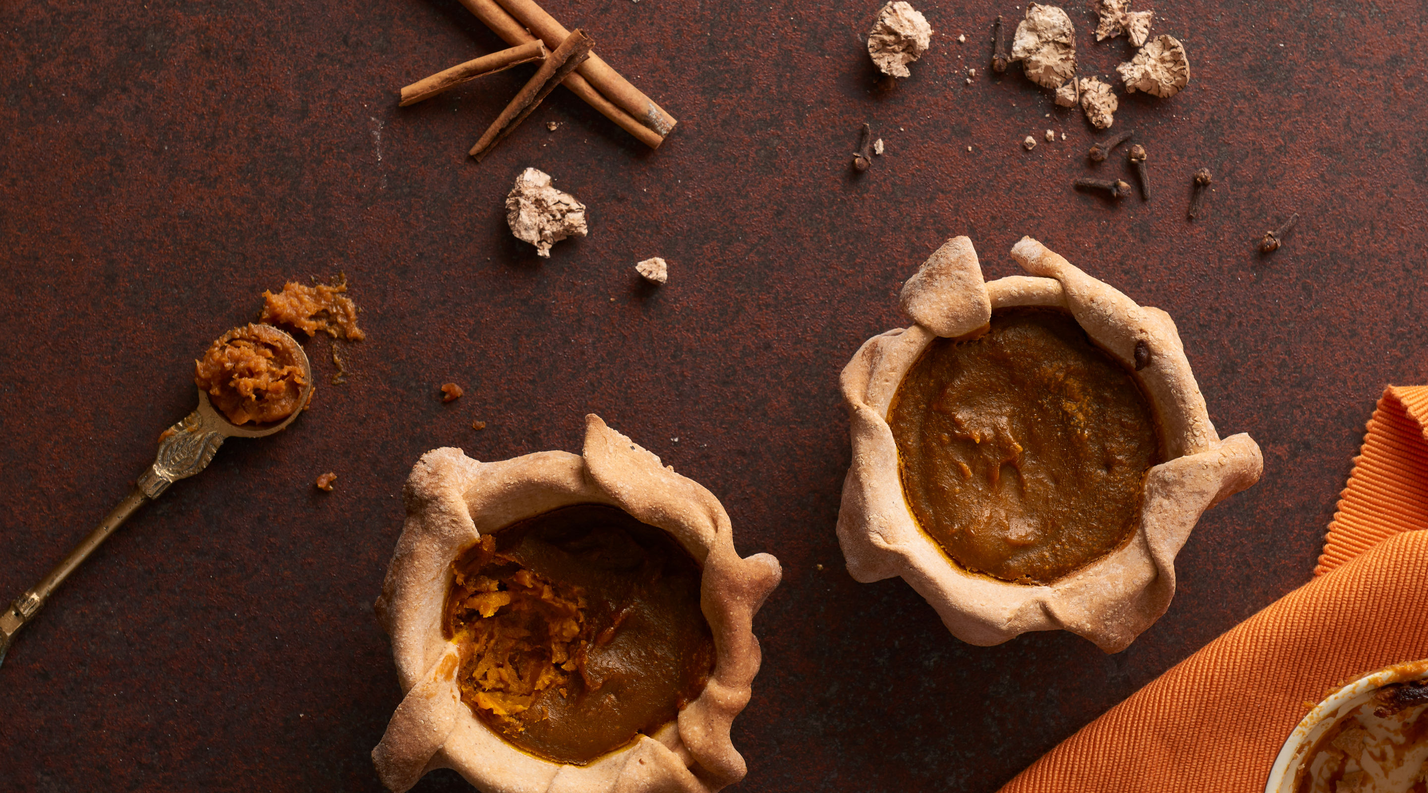 Pumpkin Pie Cups Recipe Banner