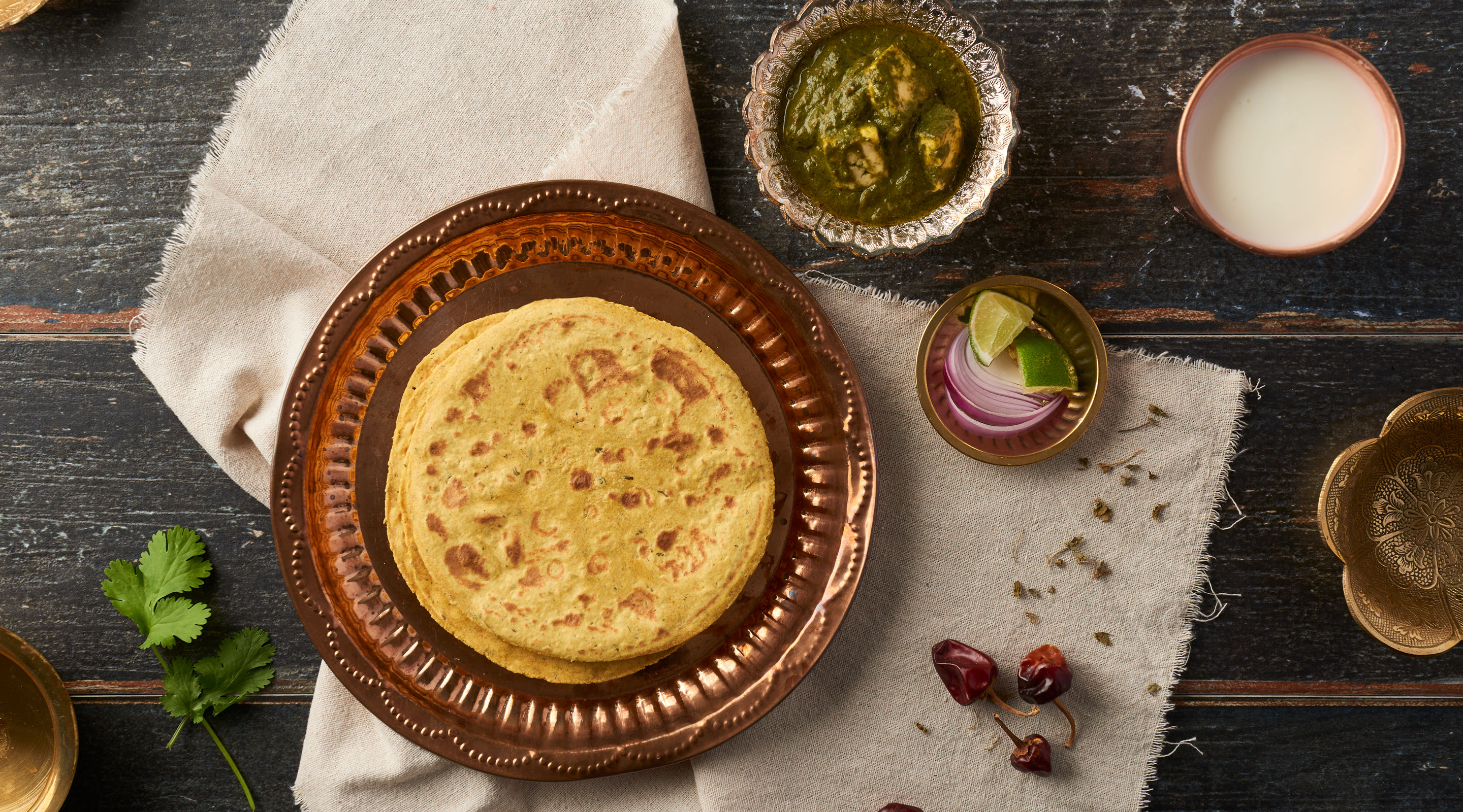 Masala Besan Roti Recipe Banner