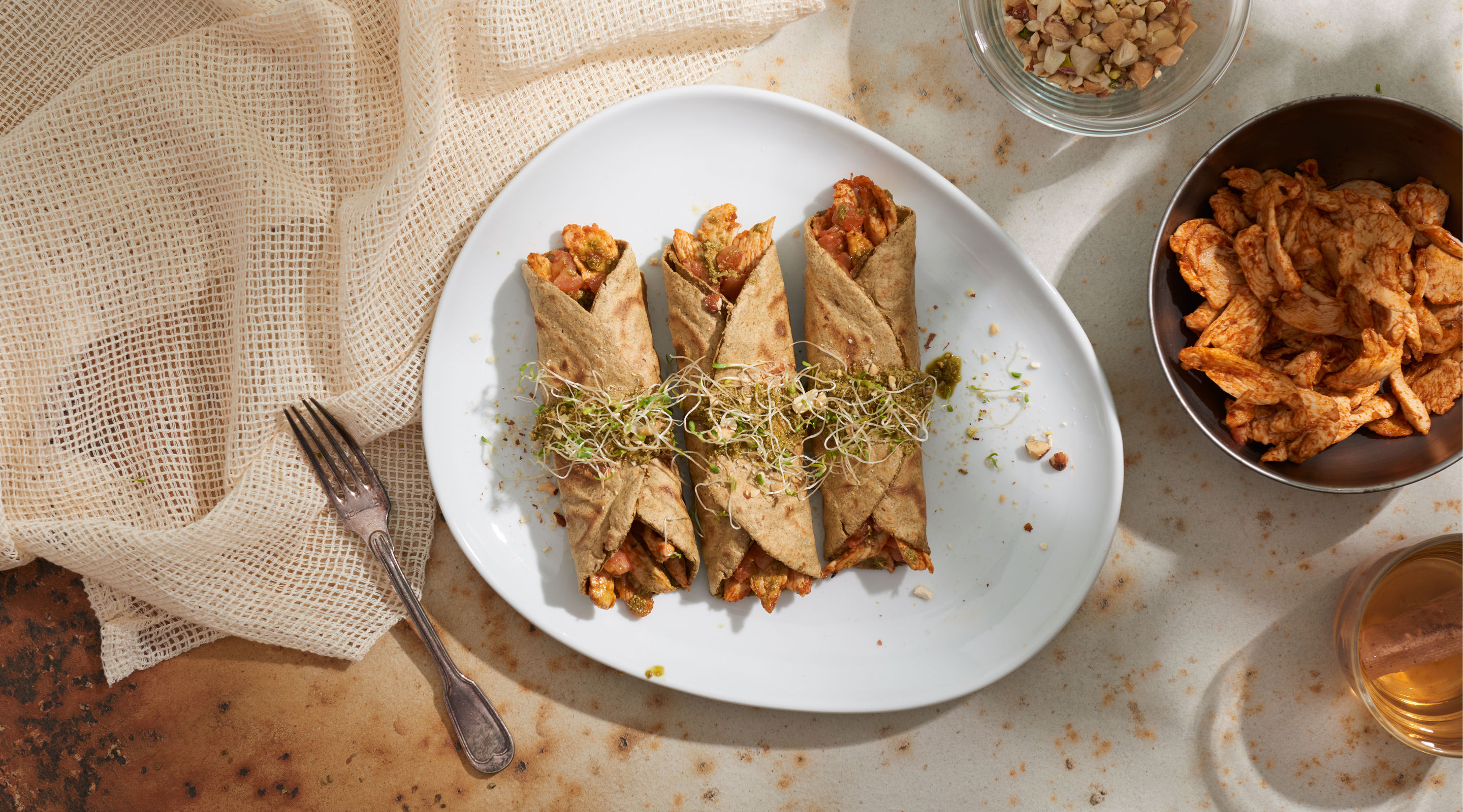 Spinach Rye Roti Recipe Banner