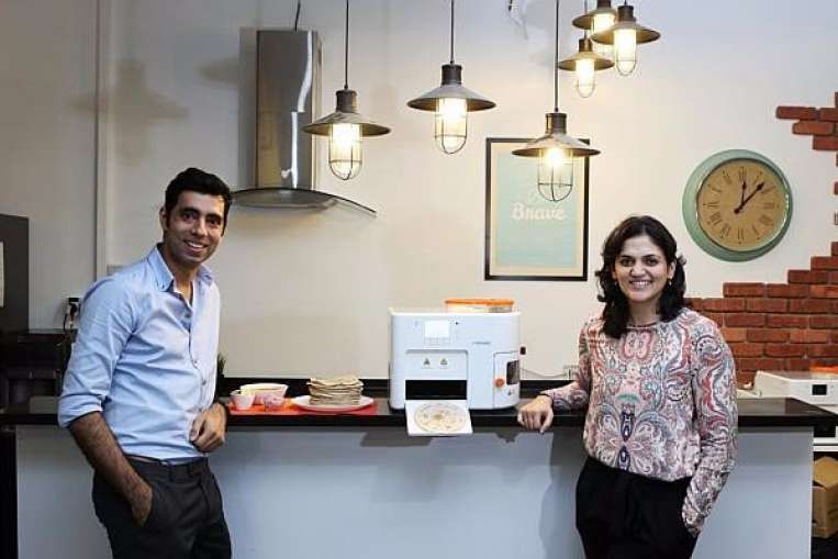 Pranoti and Rishi - Founders of Rotimatic