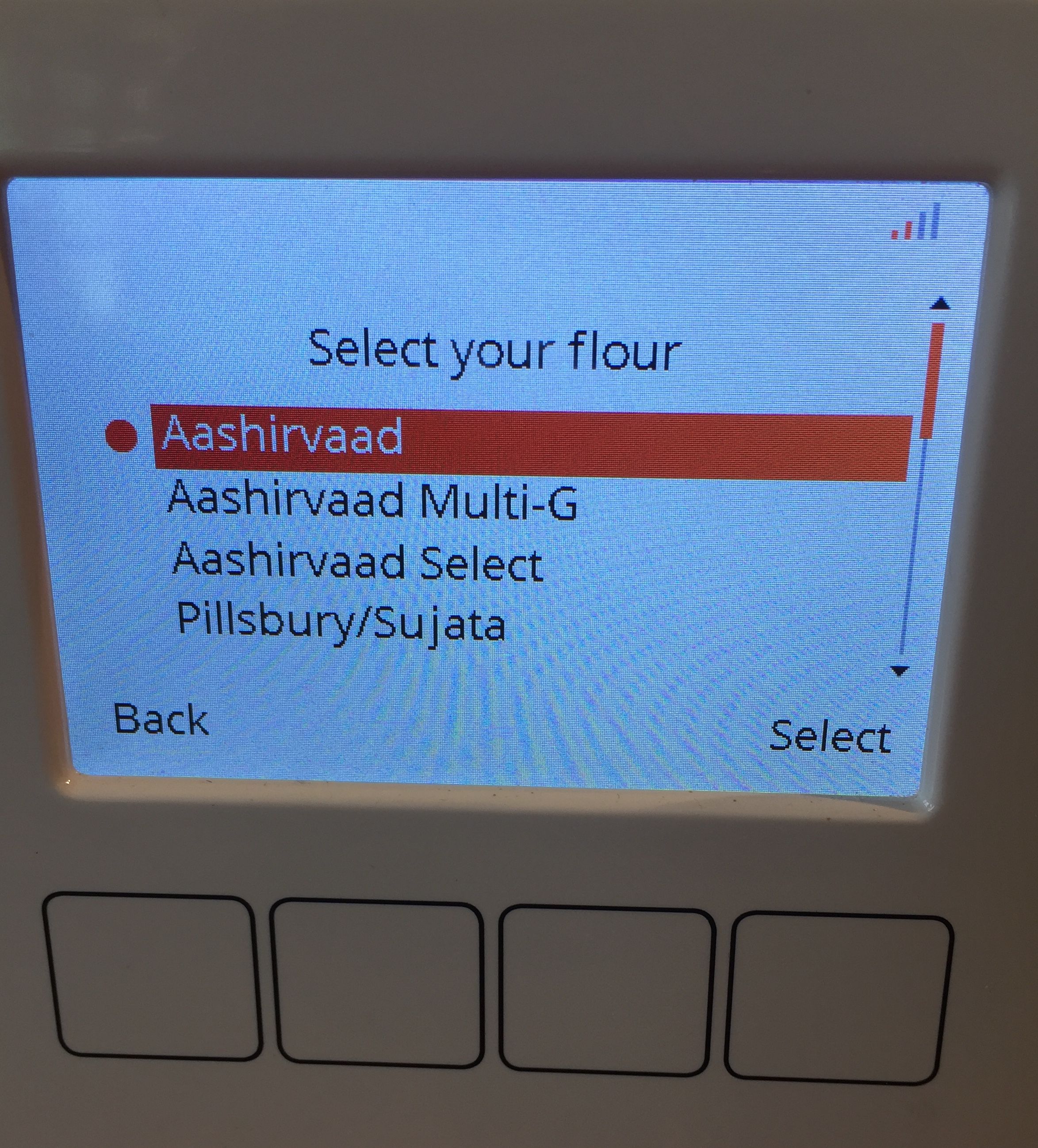 Select the Desired Flour