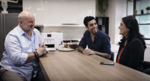 Pranoti and Rishi Discussing about Rotimatic with Amazon CTO