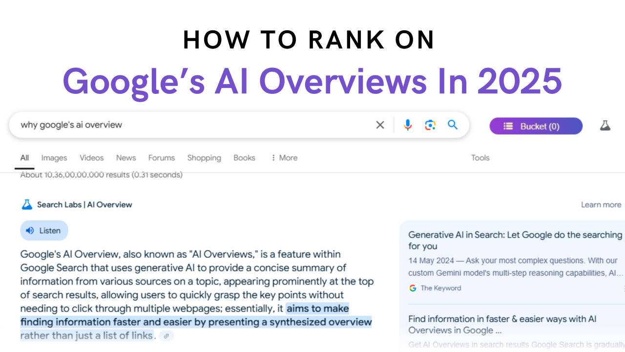 How to Optimize Your SEO Strategy for Google AI Overviews in 2025