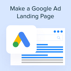 google ads landing page