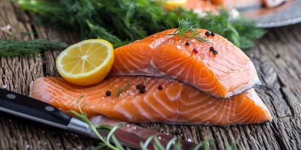 Ikan Salmon dengan kandungan lemak baik