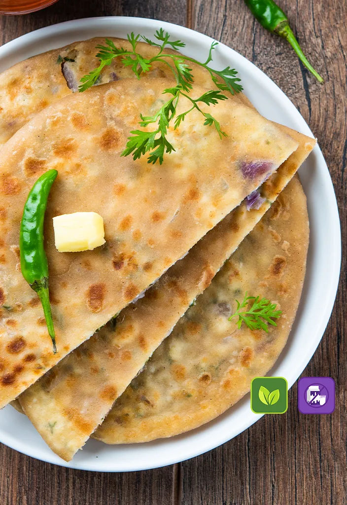 Mixed Vegetable Paratha
