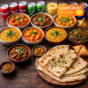 👑 Royal King Party Combo (8–10 Personen) + Gratis Snacks & Drankjes