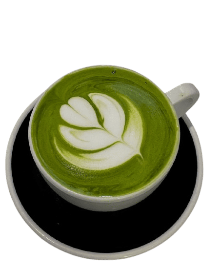 Secangkir kopi dengan latte art