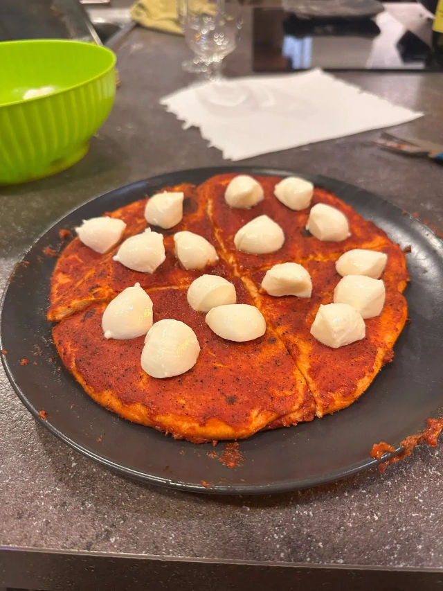 Handmade pizza