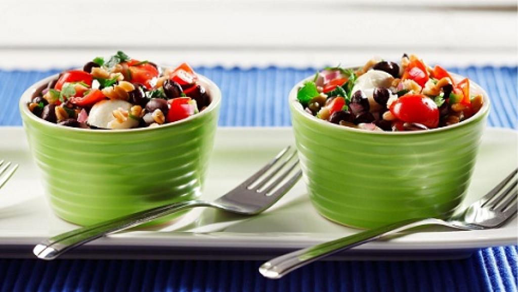 Cilantro And Black Bean Farro Salad
