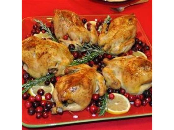 Holiday Cornish Game Hens