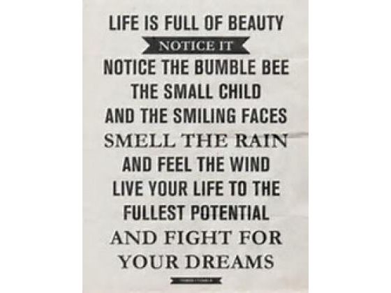 Life Is Not Easy For Any Of Us.