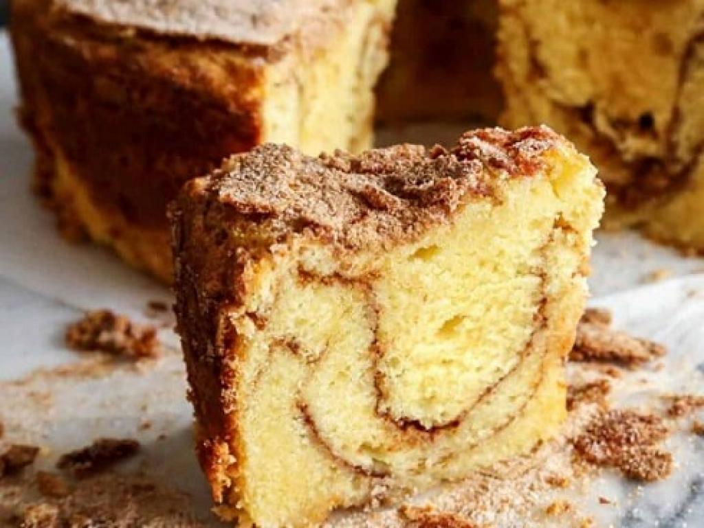 Luscious Sour Cream Coffee Cake