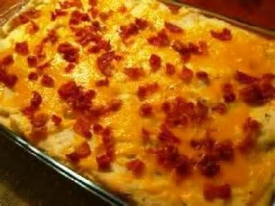 Tom's Fab Bacon Topped Potato Casserole