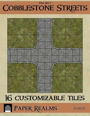 Build a more immersive environment! The Cobblestone Streets tile set gives you 16 different road patterns, configurable with five styles of ground texture as well as layers for flowers, bushes and rocks! Using the layers, you can swap the road and ground…