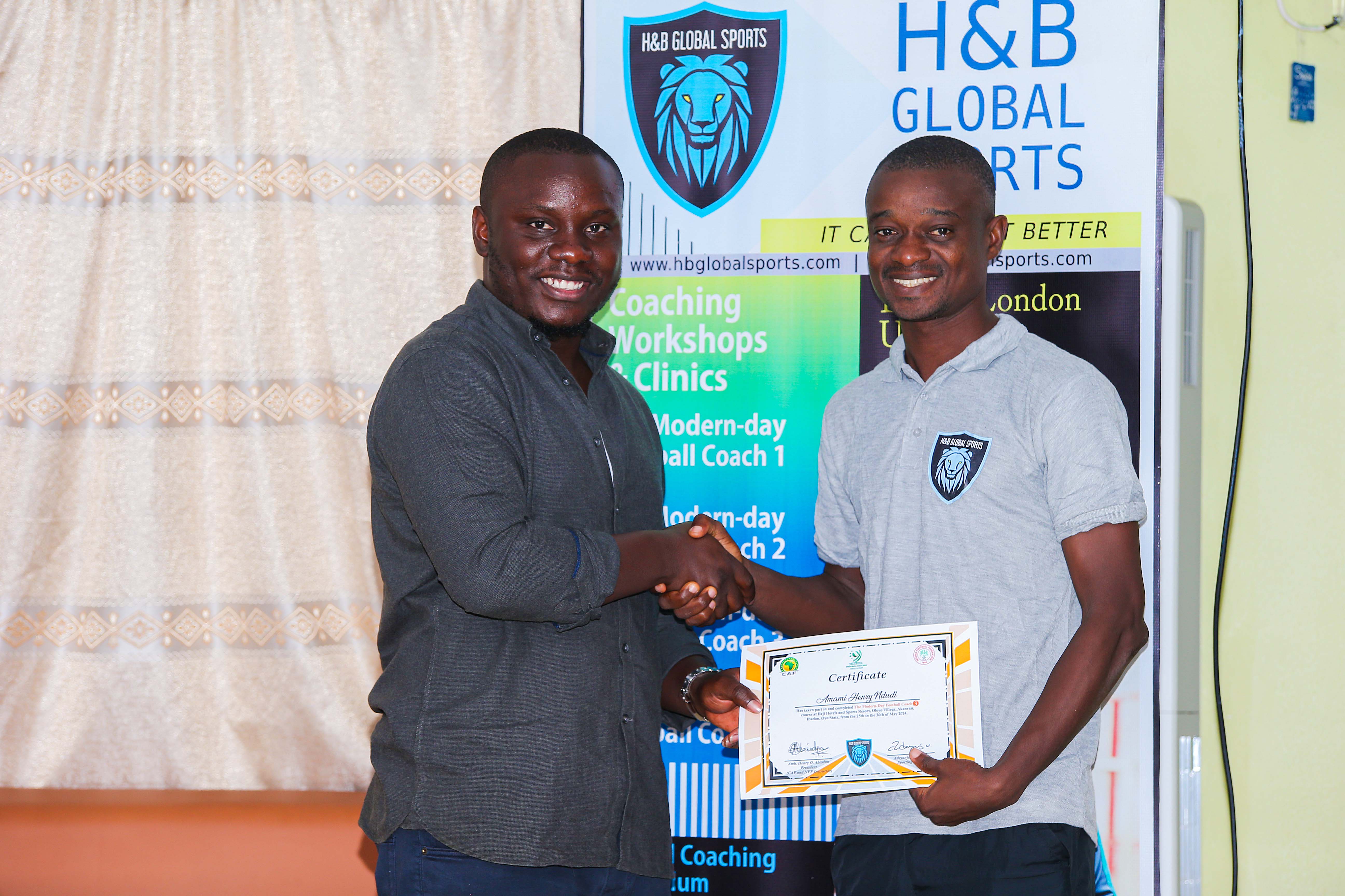H&B Global Sports Completes The Modern-Day Football Coach 3 Workshop in Ibadan