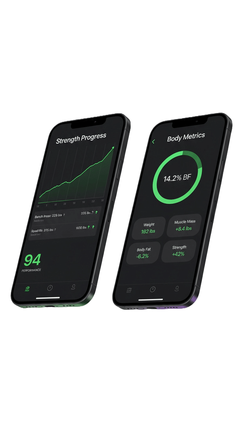 Metrics app screen