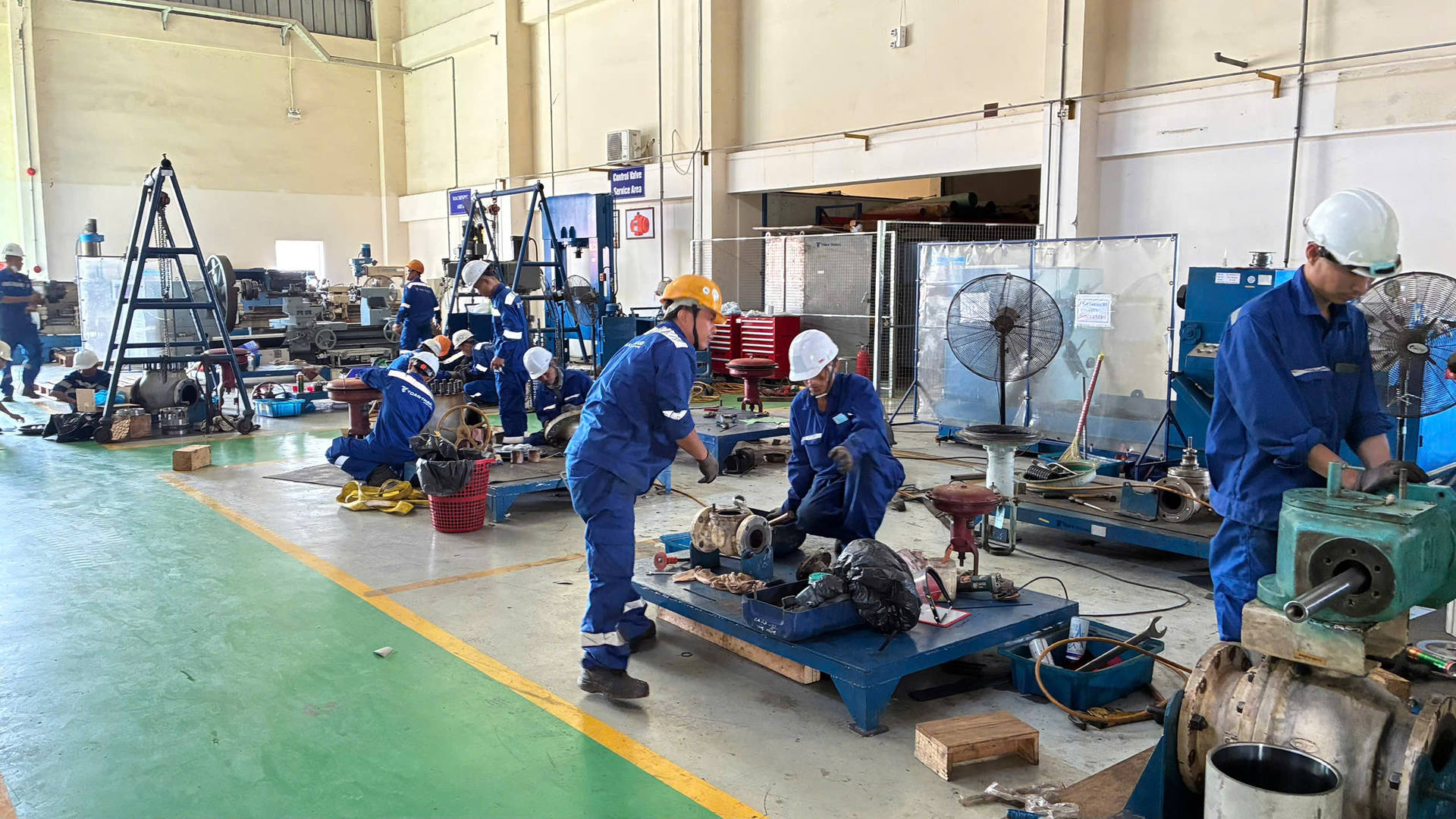 Valve Overhaul and Instrument Calibration for AGC Factory