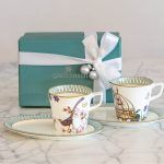 Rosabagh Tea & Coffee Fine Bone China l Good Earth l The Past Perfect Collection l Singapore