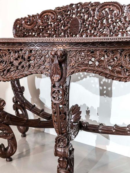 Exotic Carving on Colonial Furniture - The Past Perfect Collection