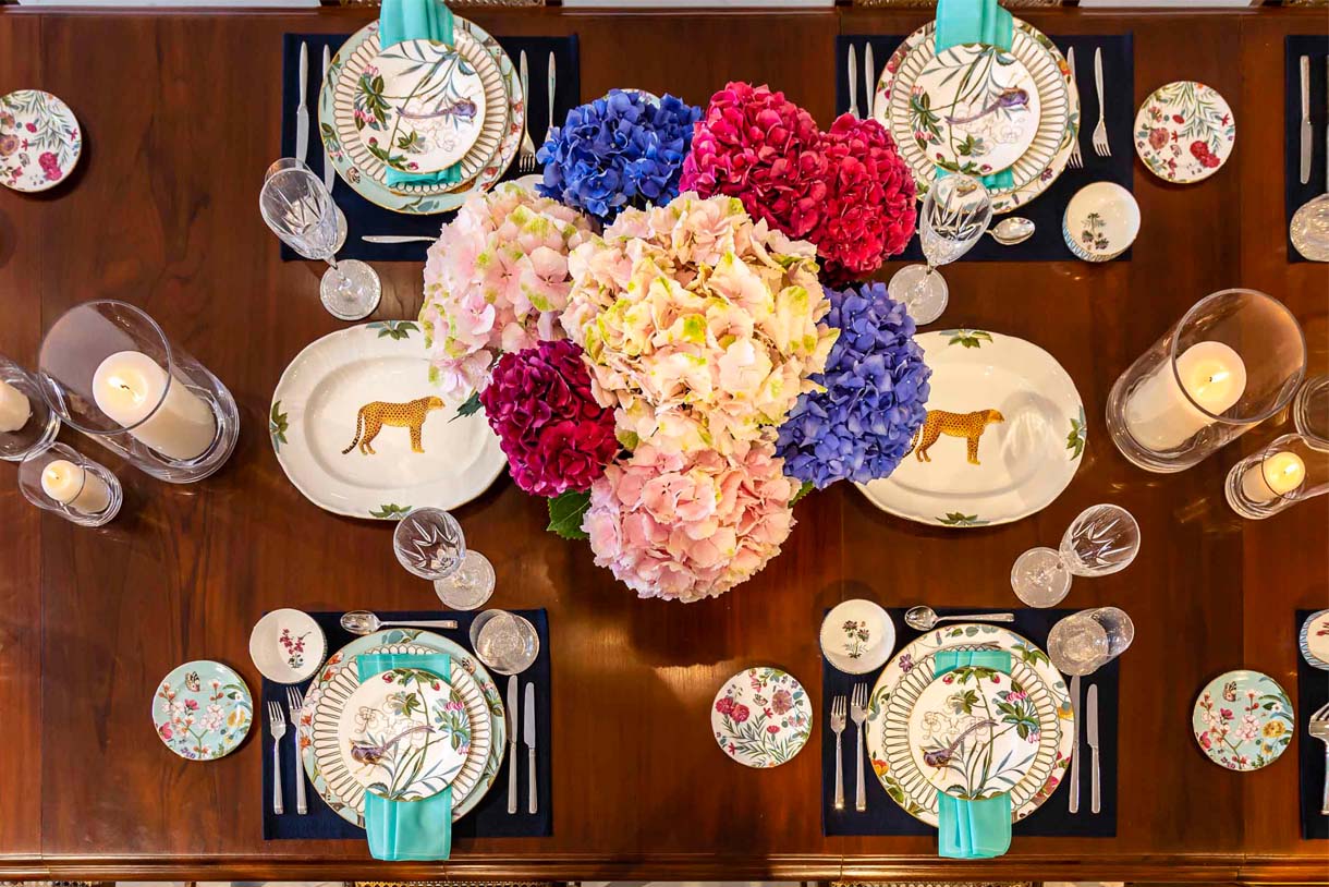 How to Decorate an Antique Dining Table The Past Perfect Collection