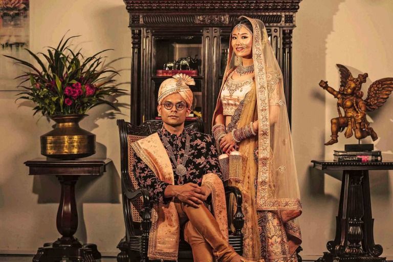 Pre-Wedding Photography in a Royal Setting-The Past Perfect Collection - Singapore