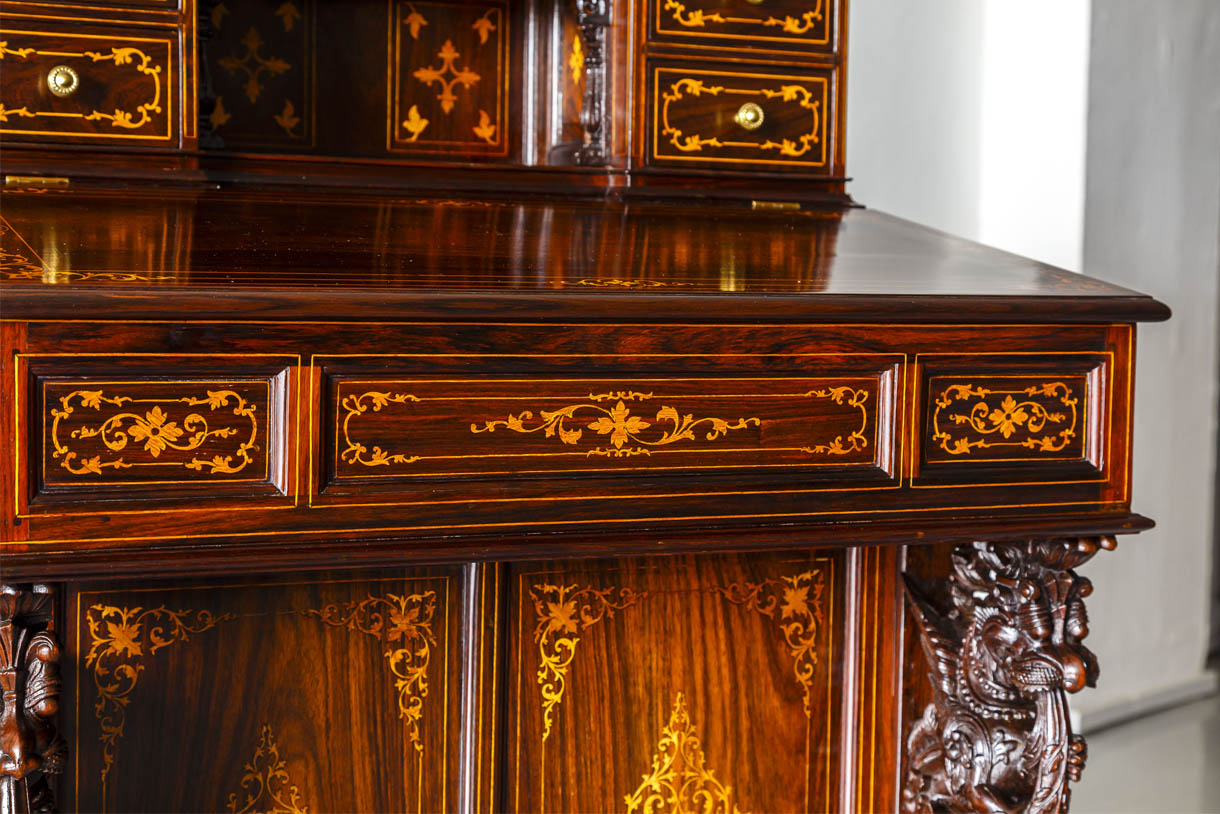 Inlay Furniture Colonial Era India - Southern India - The Past Perfect Collection - Singapore