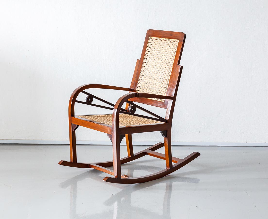 Art Deco Rocking Chair The Past Perfect Collection
