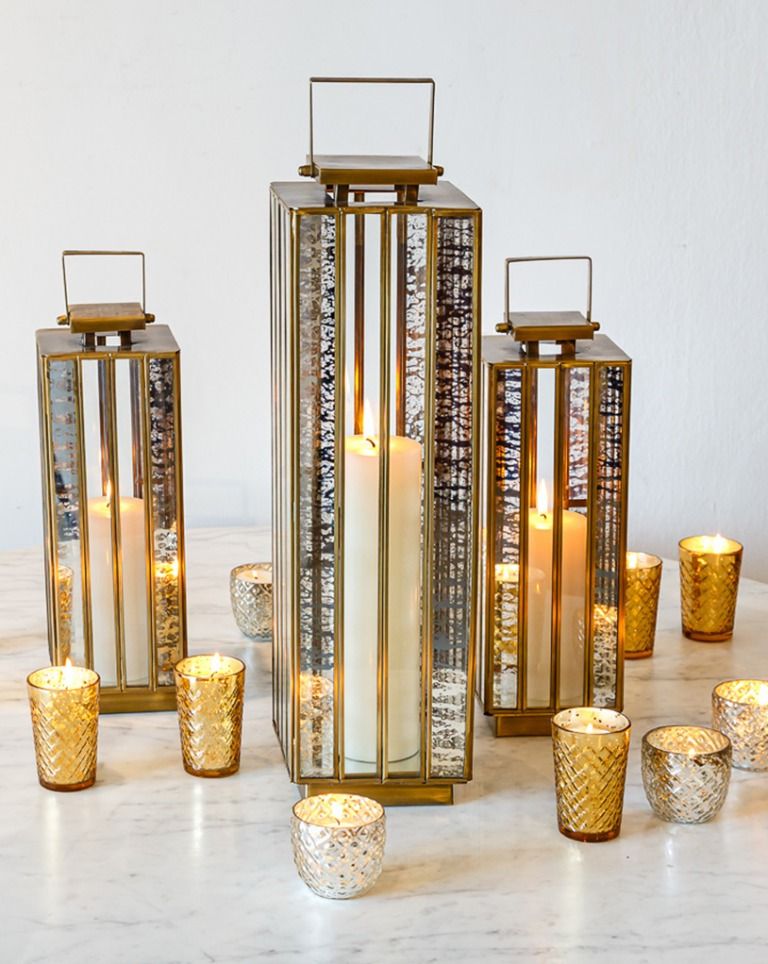 Alaia Brass Lantern