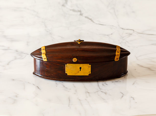 British Colonial Oval Trinket Box - The Past Perfect Collection