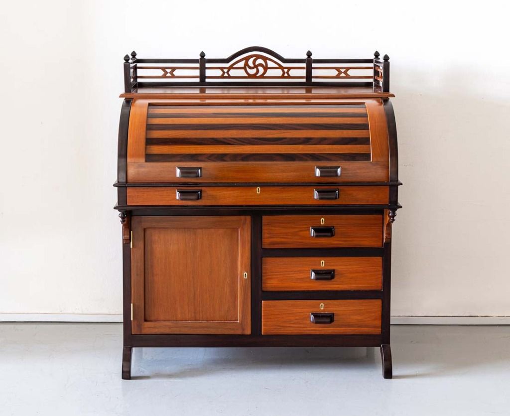 Teakwood-Art-Deco-Desk-The- Teakwood-Art-Deco-Desk-The-