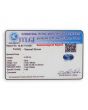 Blue Zircon 4.25 Carat 