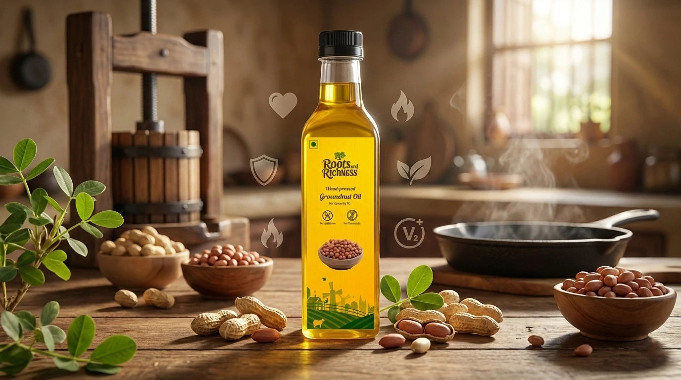 7 Health Benefits of Wood-Pressed Groundnut Oil You Didn’t Know