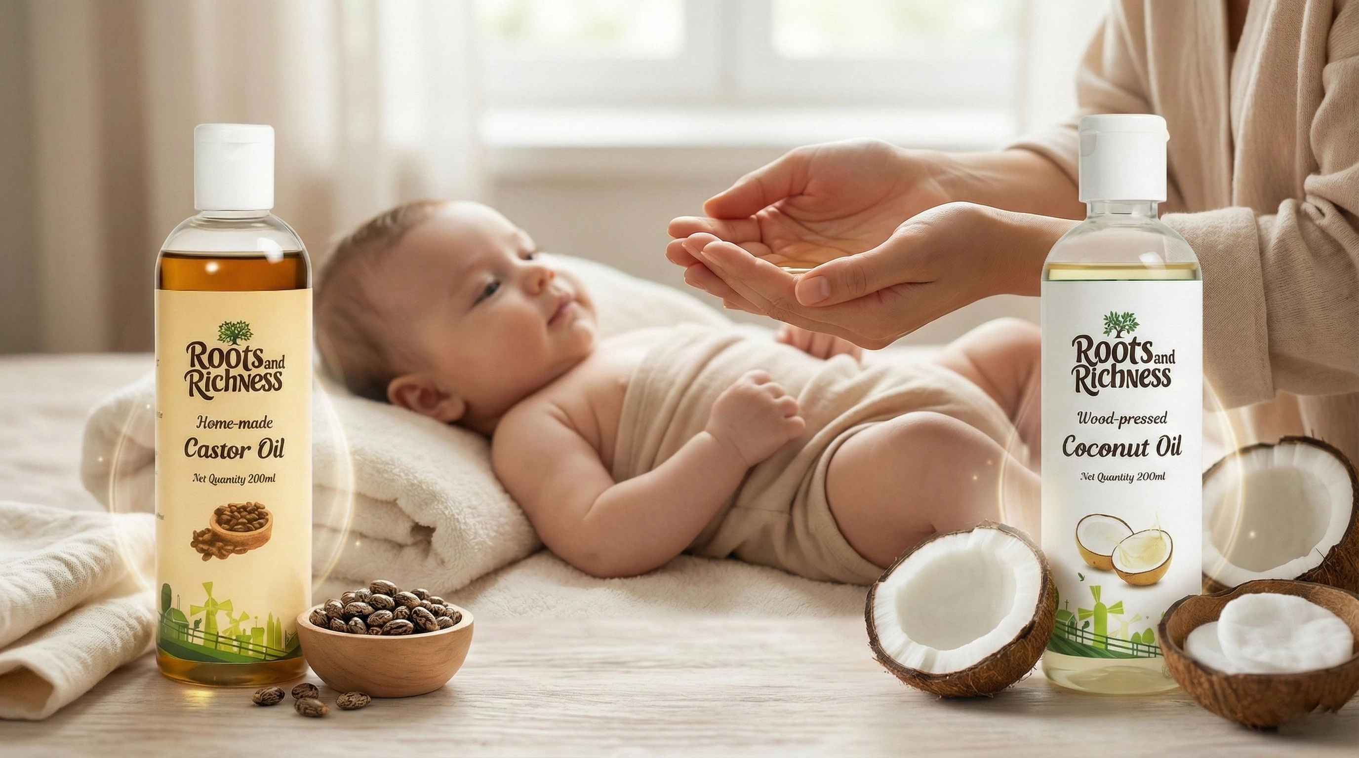 Castor Oil vs Coconut Oil for Baby Massage: Which Is Better?