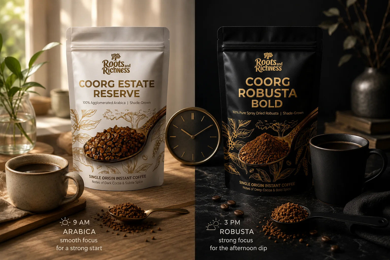 Arabica vs Robusta: Why You Need Different Coffee at 9 AM and 3 PM