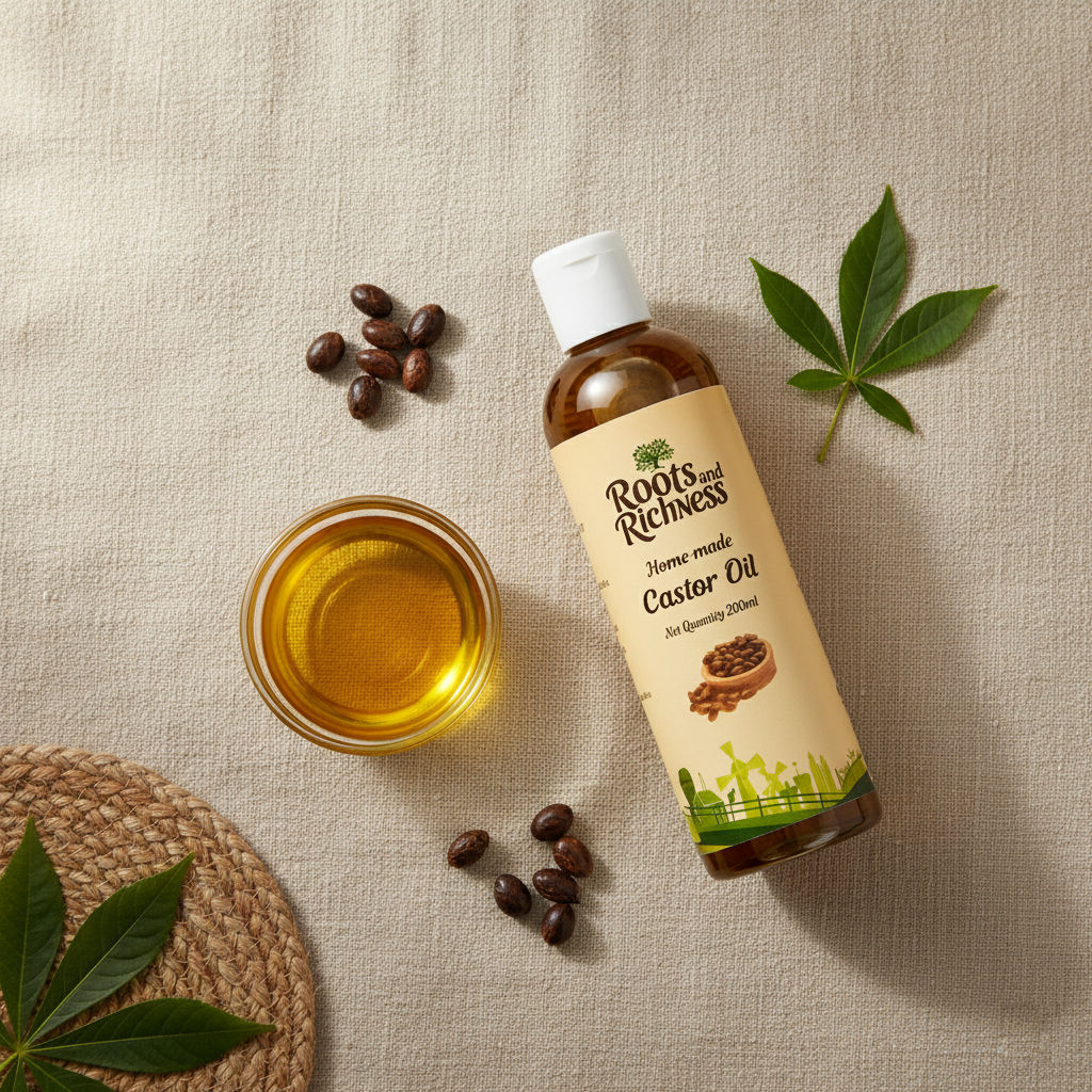 Traditional Wood-Pressed Castor Oil thumbnail 5