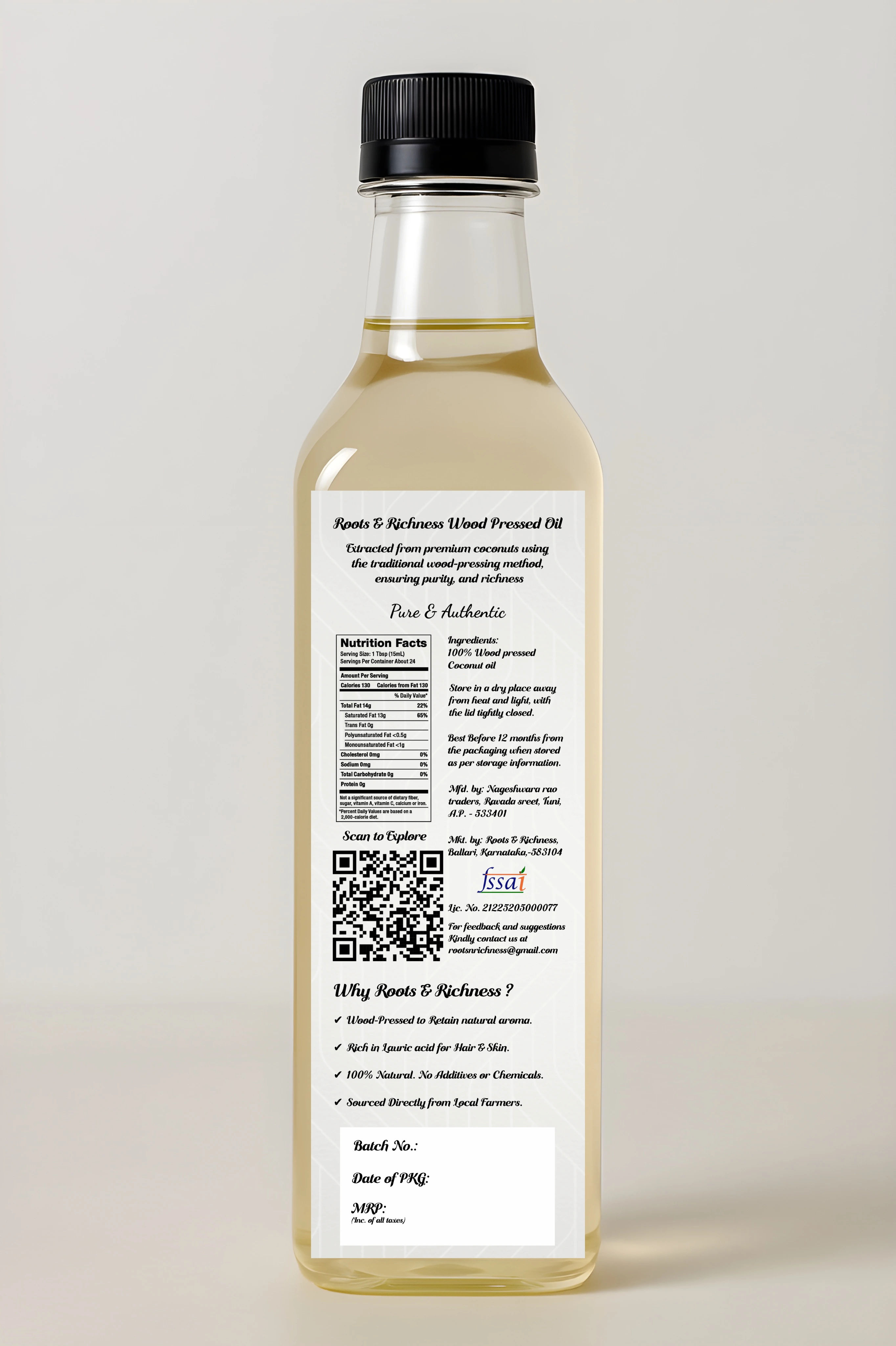 Heritage Wood Pressed Coconut Oil (First Extract) thumbnail 7