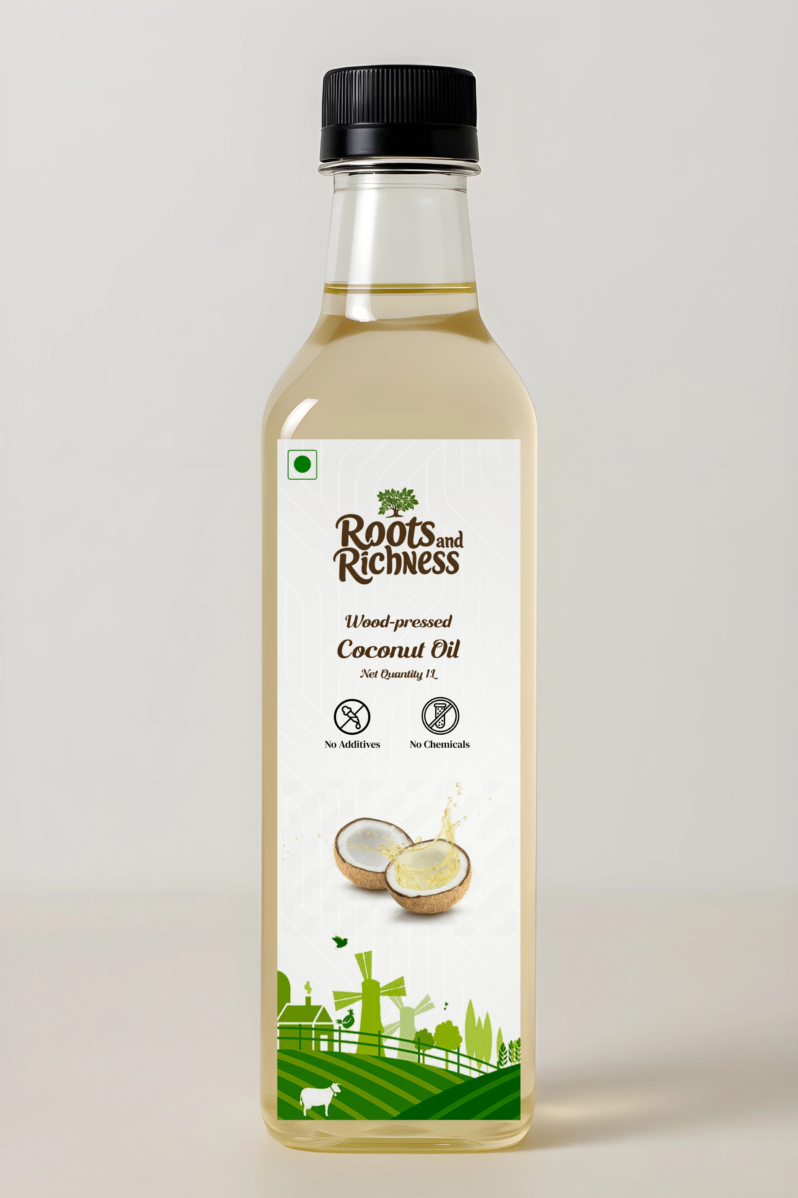 Heritage Wood Pressed Coconut Oil (First Extract) thumbnail 1