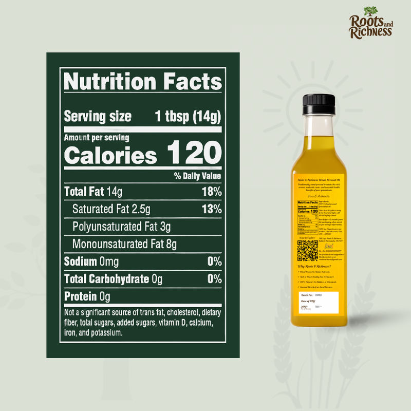 Heritage Wood Pressed Groundnut Oil (First Extract) image 6