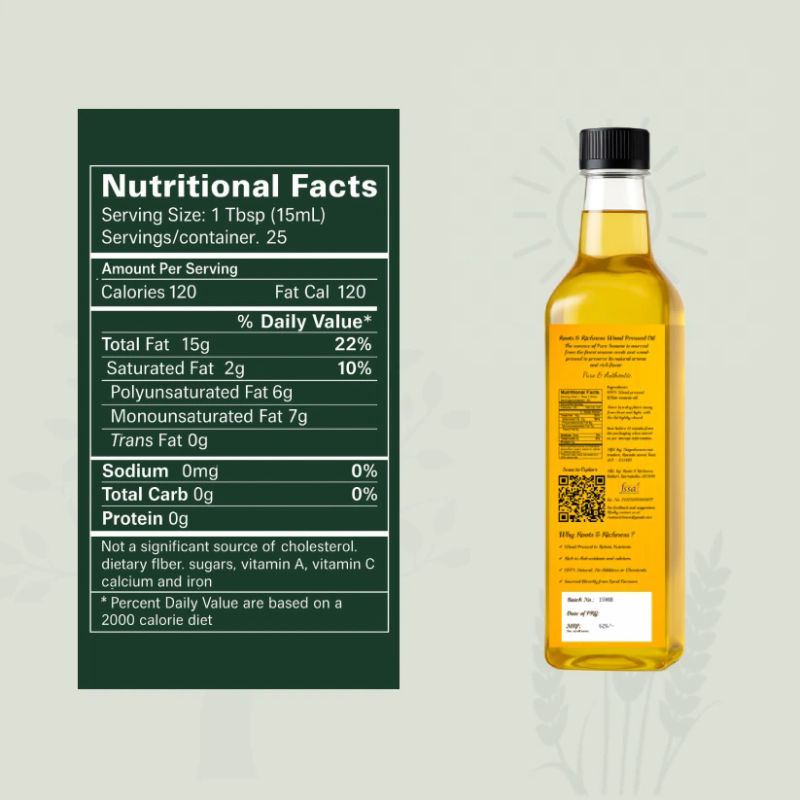 Heritage Wood Pressed Sesame Oil (First Extract) image 6