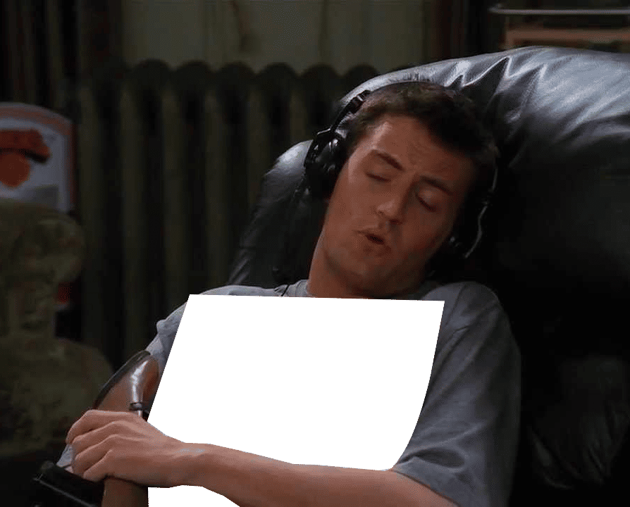 Chandler hugging album meme