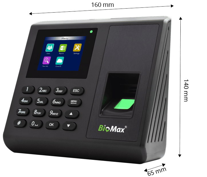 N-K30 advance fngerprint with access control dimension