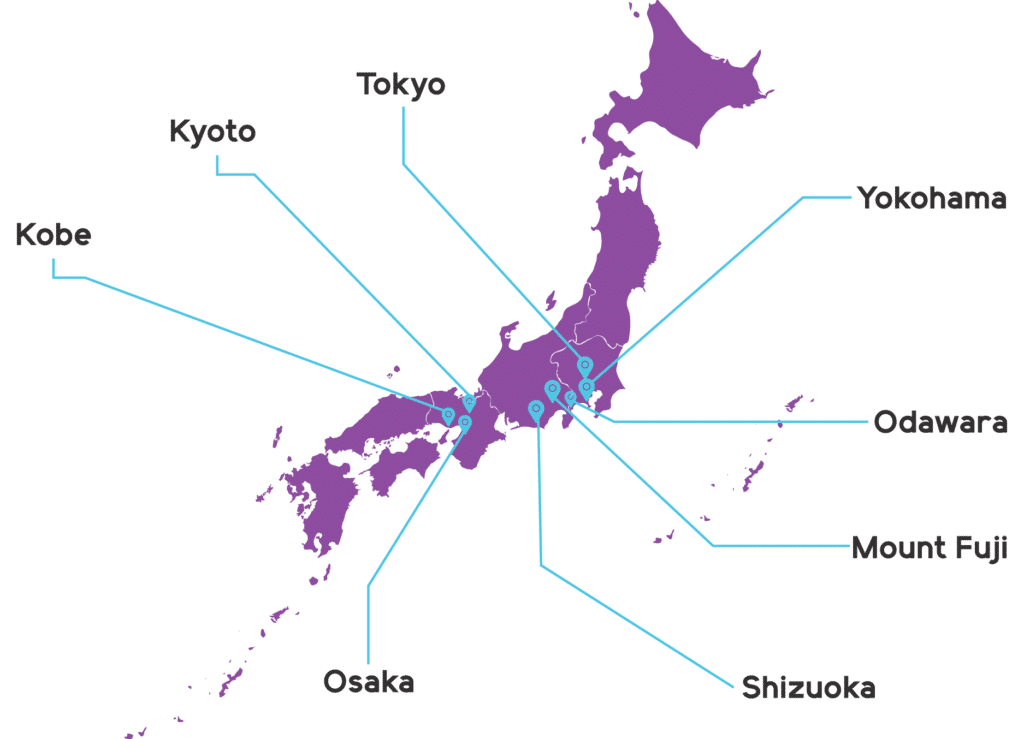 Rugby-World-Cup-Japan-Irish-Supporter-Tours-Map-Origami