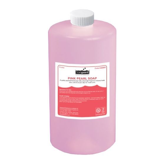 Vanguard Pink Pearl Hand Soap - 6 x 1ltr