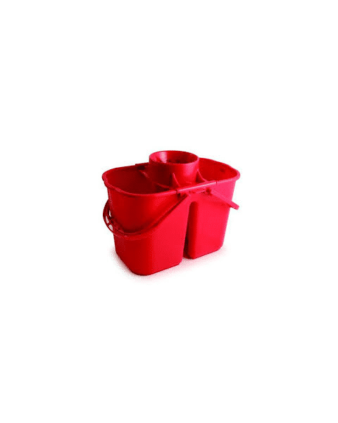 15ltr Duo Mop Bucket Red