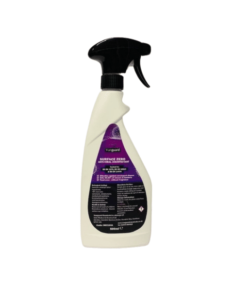 Vanguard Surface Zero Anti-viral Disinfectant (500ml) BSEN 14476