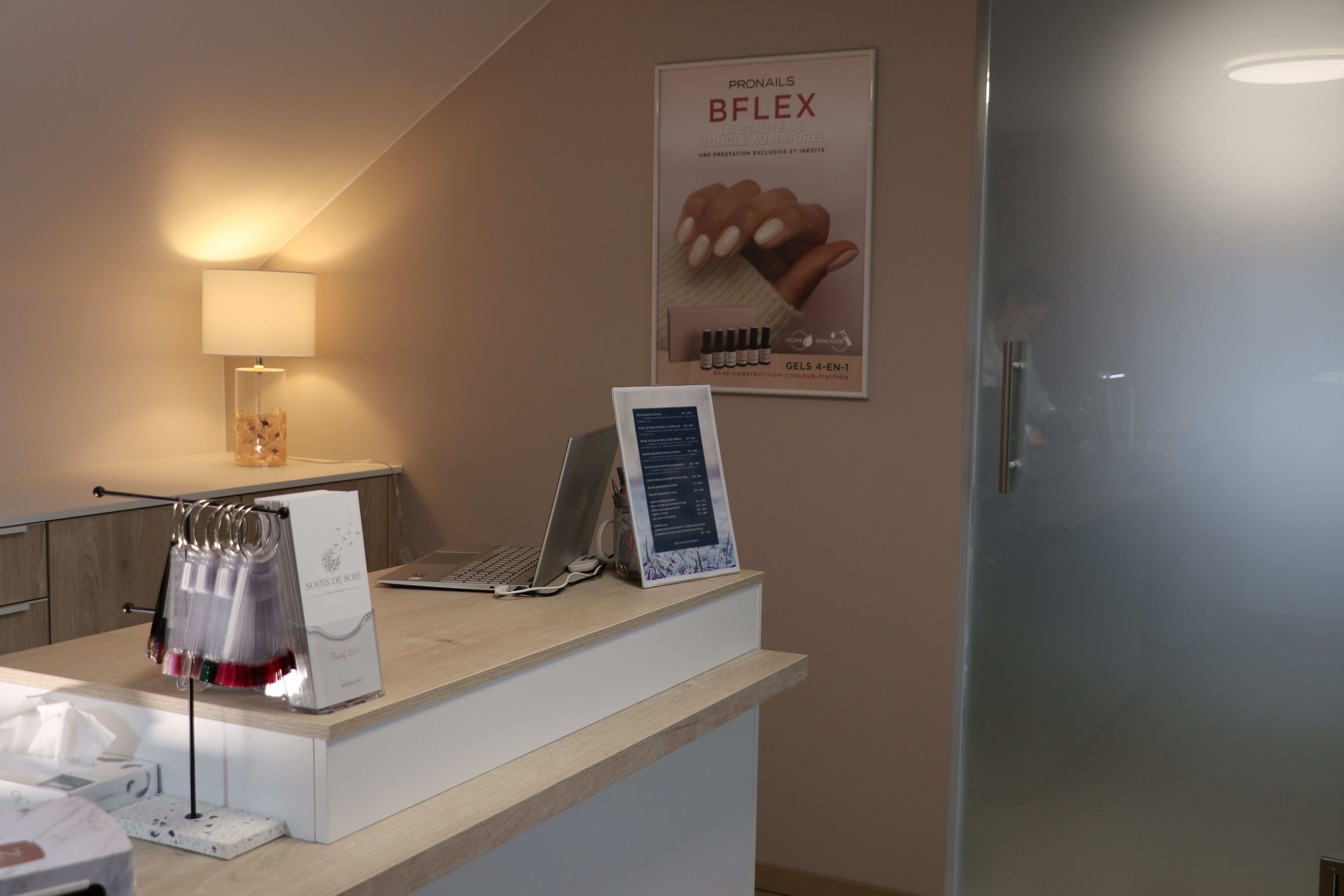 Photo de l'Institut de beauté, comptoir